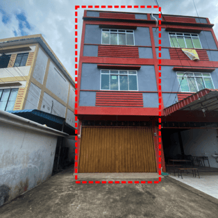Tampak depan Ruko Sei Datuk Kijang