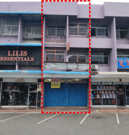 Tampak depan Ruko Lubuk Baja Batam