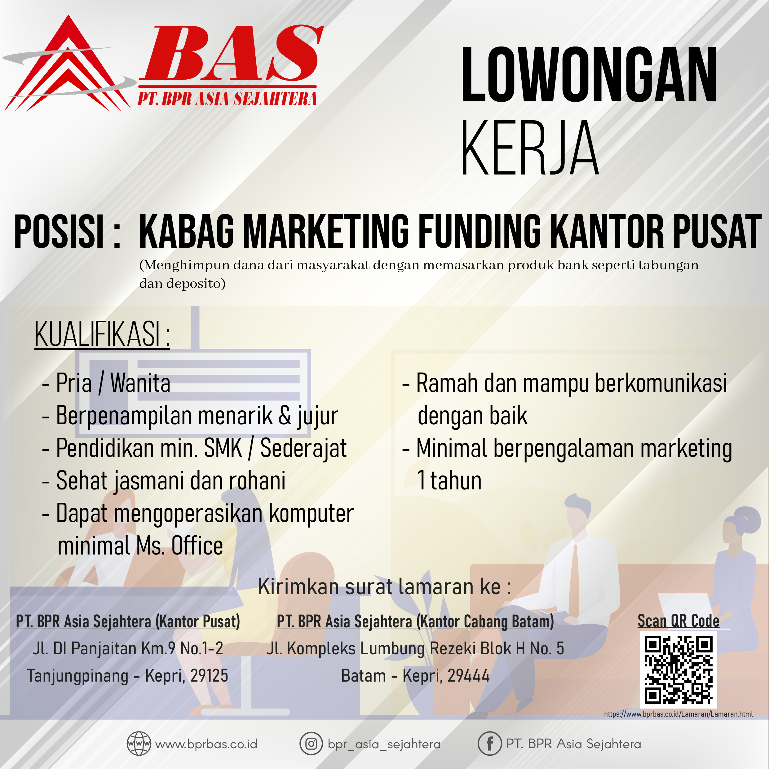 Kabag Marketing Funding Kantor Pusat