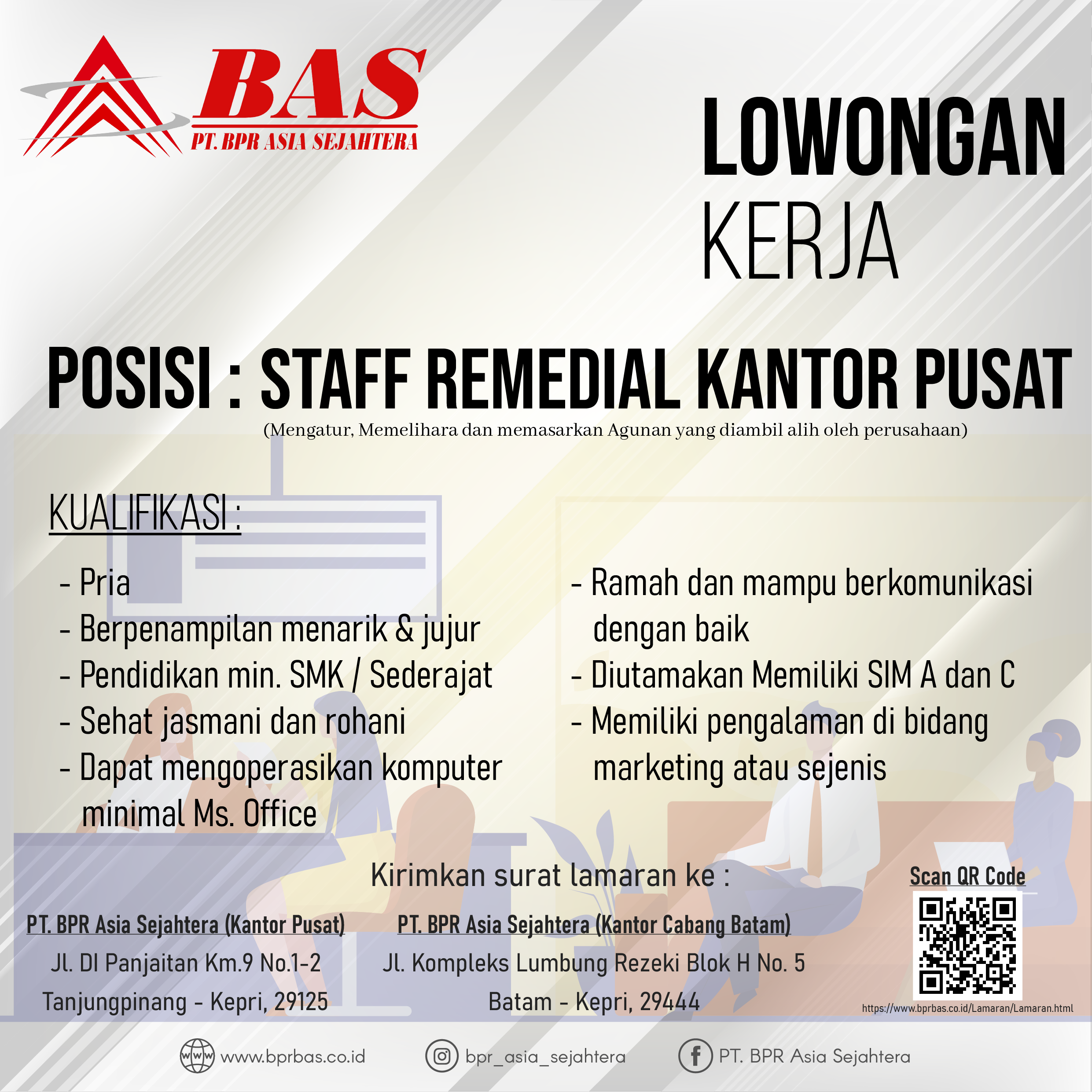 Staff Remedial Kantor Pusat